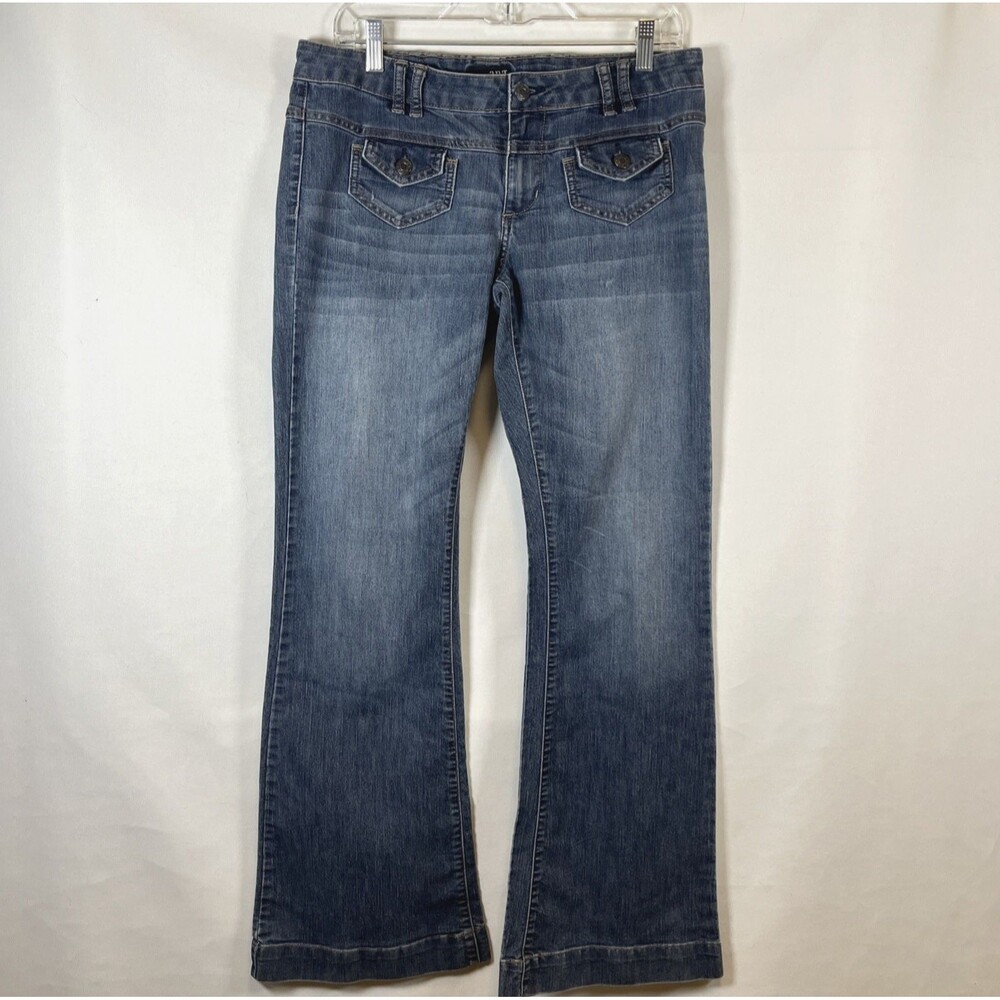 A.N.A. Jeans Modern Flare Leg Blue Denim Jeans Women's Size 12